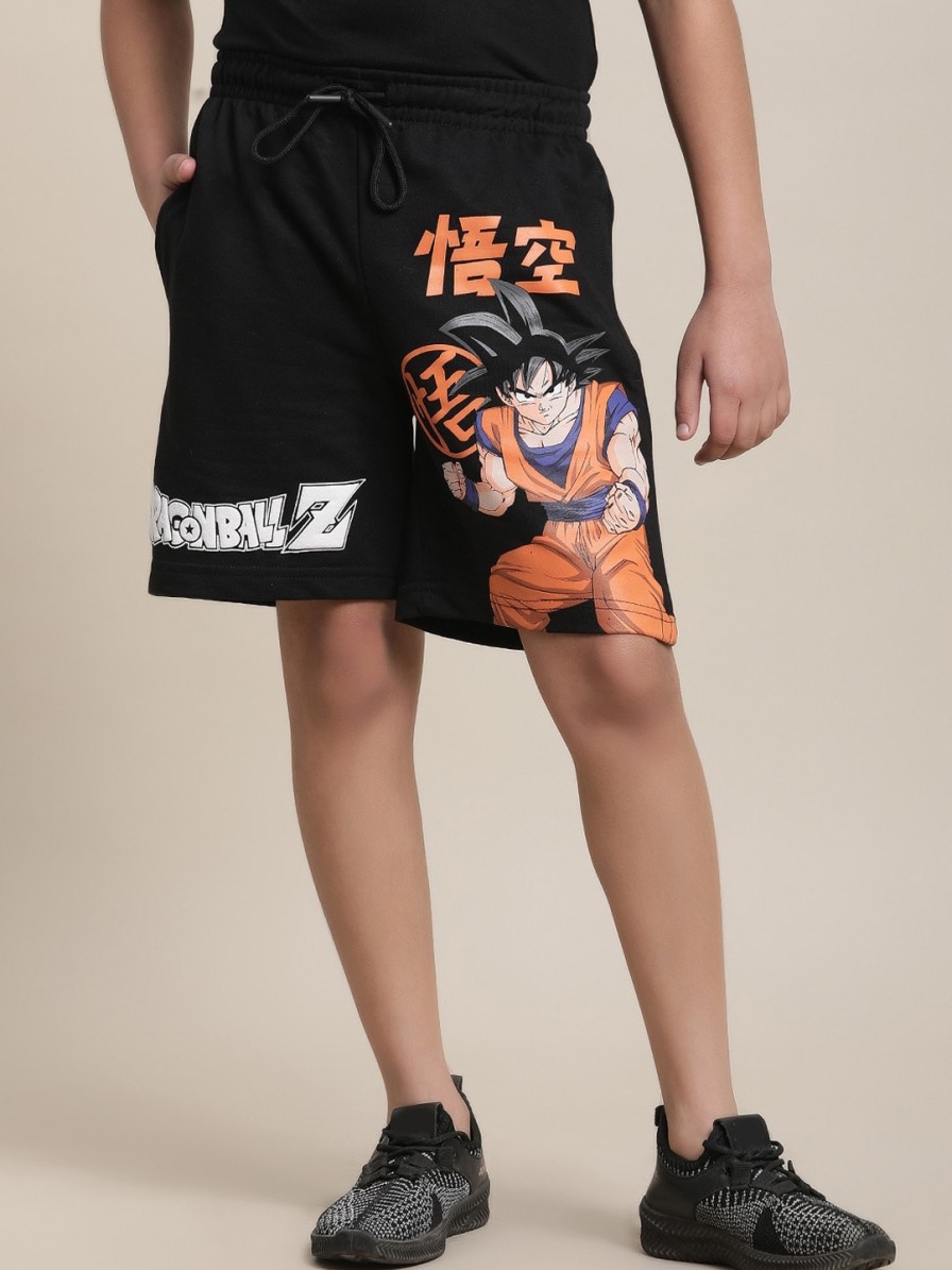 Kids Kids Ville Shorts | Buy Kids Ville Boys Dragon Ball Z Printed Regular Fit Shorts - Apparel For Boys