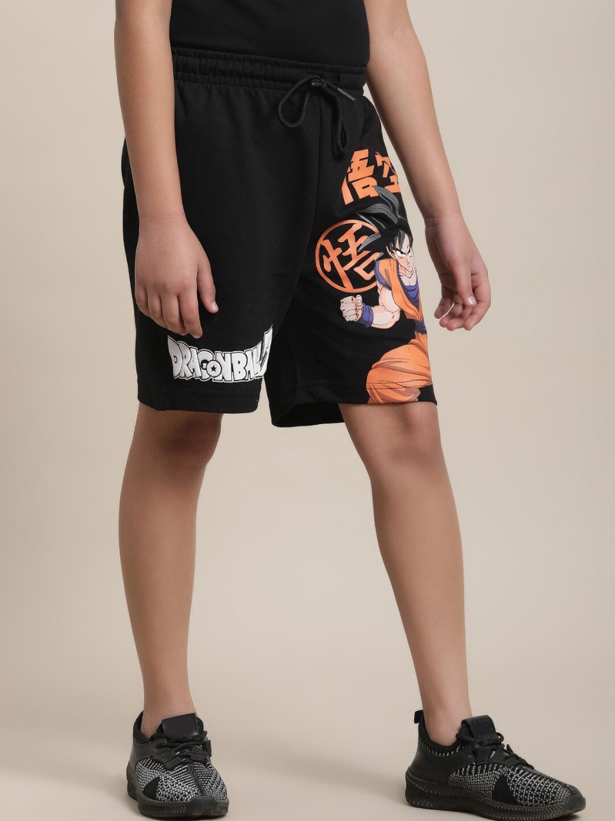 Kids Kids Ville Shorts | Buy Kids Ville Boys Dragon Ball Z Printed Regular Fit Shorts - Apparel For Boys