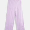 Kids HERE&NOW Jeans, Trousers & Capris | Buy Here&Now Girls Lavender Comfort Straight Fit Trousers - Apparel For Girls