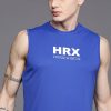 Men HRX by Hrithik Roshan Active T-Shirts | Buy Hrx By Hrithik Roshan Brand Logo Print Rapid Dry Training Sleeveless T Shirt - Apparel For Men