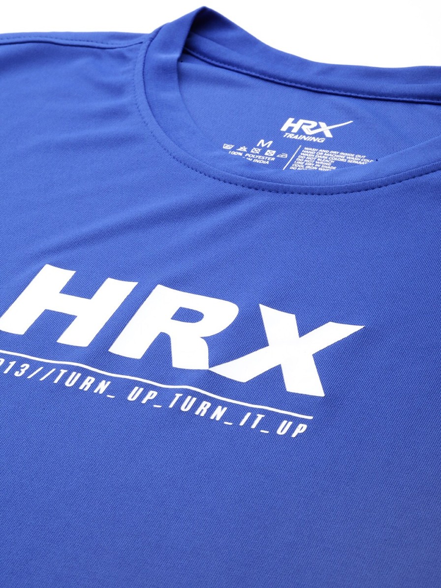 Men HRX by Hrithik Roshan Active T-Shirts | Buy Hrx By Hrithik Roshan Brand Logo Print Rapid Dry Training Sleeveless T Shirt - Apparel For Men