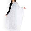 Women Dupatta Bazaar Dupattas & Shawls | Buy Dupatta Bazaar White Embroidered Chiffon Dupatta - Apparel For Women