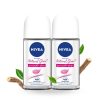 Men Nivea Deodorants | Buy Nivea Women Set Of 2 Natural Glow Smooth Skin Roll On Deodorants 50 Ml Each - Personal Care For Women