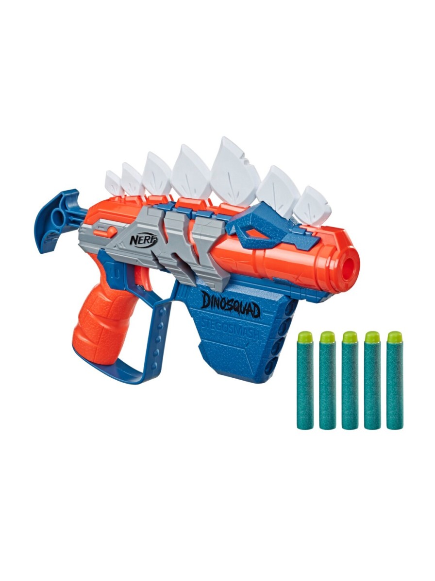 Kids NERF Activity Toys | Buy Nerf Dinosquad Stego Smash Dart Blaster Set For 8+ Years - Toys And Games For Unisex Kids