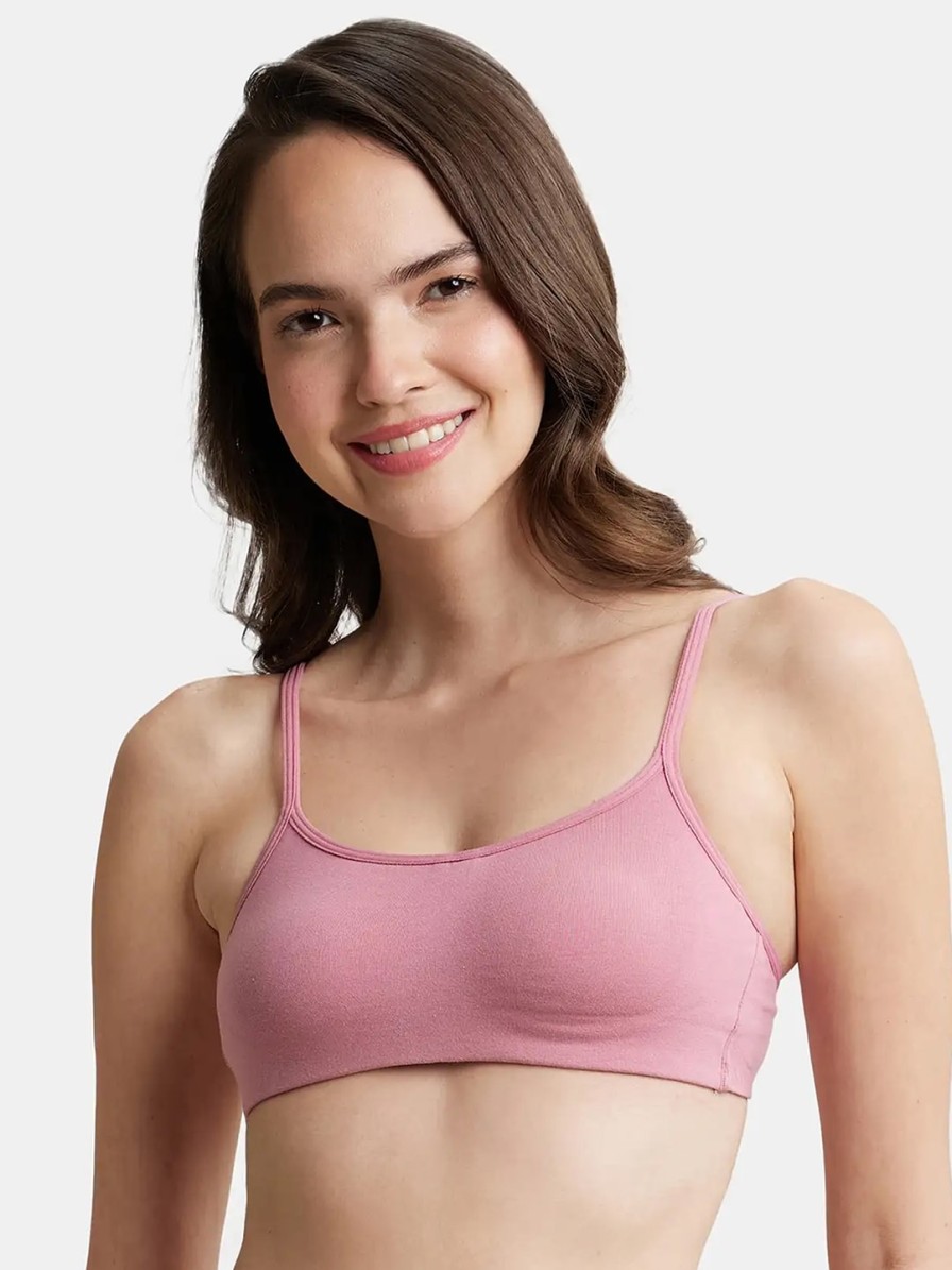 Women JocHot Bra | Buy Jockey Wirefree Non Padded Super Combed Cotton Full Coverage Beginners Bra Ss12 0105 - Apparel For Women