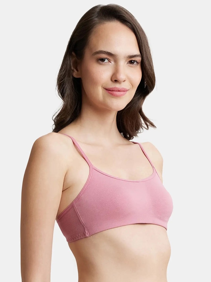 Women JocHot Bra | Buy Jockey Wirefree Non Padded Super Combed Cotton Full Coverage Beginners Bra Ss12 0105 - Apparel For Women