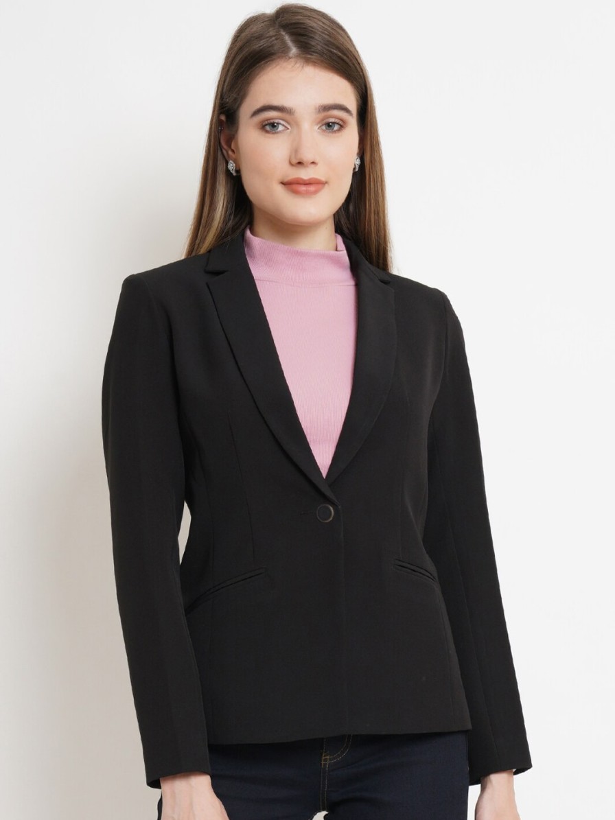 Women Purple State Blazers & Waistcoats | Buy Purple State Single Breasted Notched Lapel Blazers - Apparel For Women