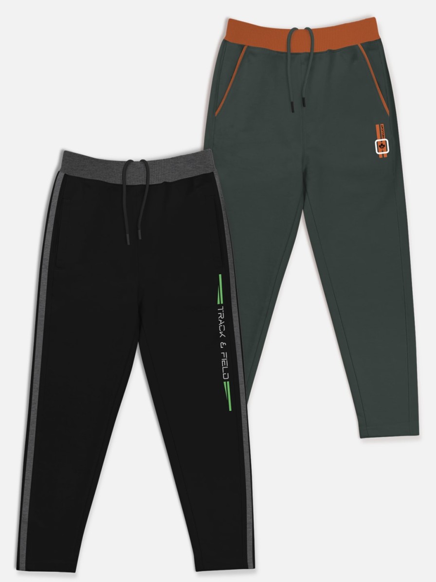 Kids HELLCAT Track Pants & Pyjamas | Buy Hellcat Boys Pack Of 2 Cotton Track Pants - Apparel For Boys