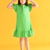 Kids Anthrilo Dresses | Buy Anthrilo Girls Flutter Sleeve Drop Waist Dress - Apparel For Girls