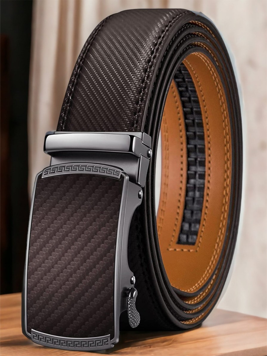 Men INVICTUS Belts | Buy Invictus Men Textured Leather Belt - Accessories For Men