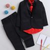 Kids BAESD Party Wear | Buy Baesd Boys Single Breasted Four Piece Party Suit - Apparel For Boys