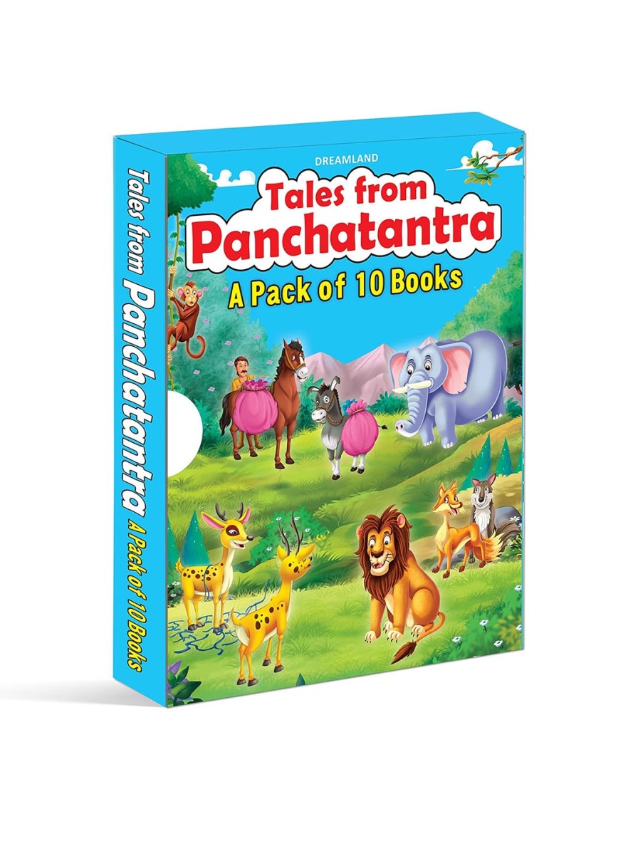 Kids Dreamland Learning & Development | Buy Dreamland Pack Of 10 Tales From Panchatantra - Toys And Games For Unisex Kids