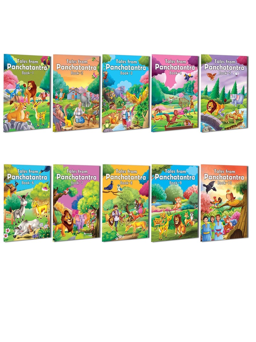 Kids Dreamland Learning & Development | Buy Dreamland Pack Of 10 Tales From Panchatantra - Toys And Games For Unisex Kids