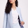 Women FableStreet Blazers & Waistcoats | Buy Fablestreet Relaxed Fit Stretchable Front Open Blazer - Apparel For Women