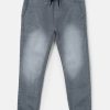 Kids Urbano Juniors Trousers | Buy Urbano Juniors Boys Grey Slim Fit Faded Denim Joggers - Apparel For Boys