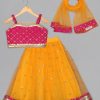 Kids SAKA DESIGNS Lehenga Choli | Buy Saka Designs Girls Woven Design Sequinned Ready To Wear Lehenga Choli With Dupatta - Apparel For Girls