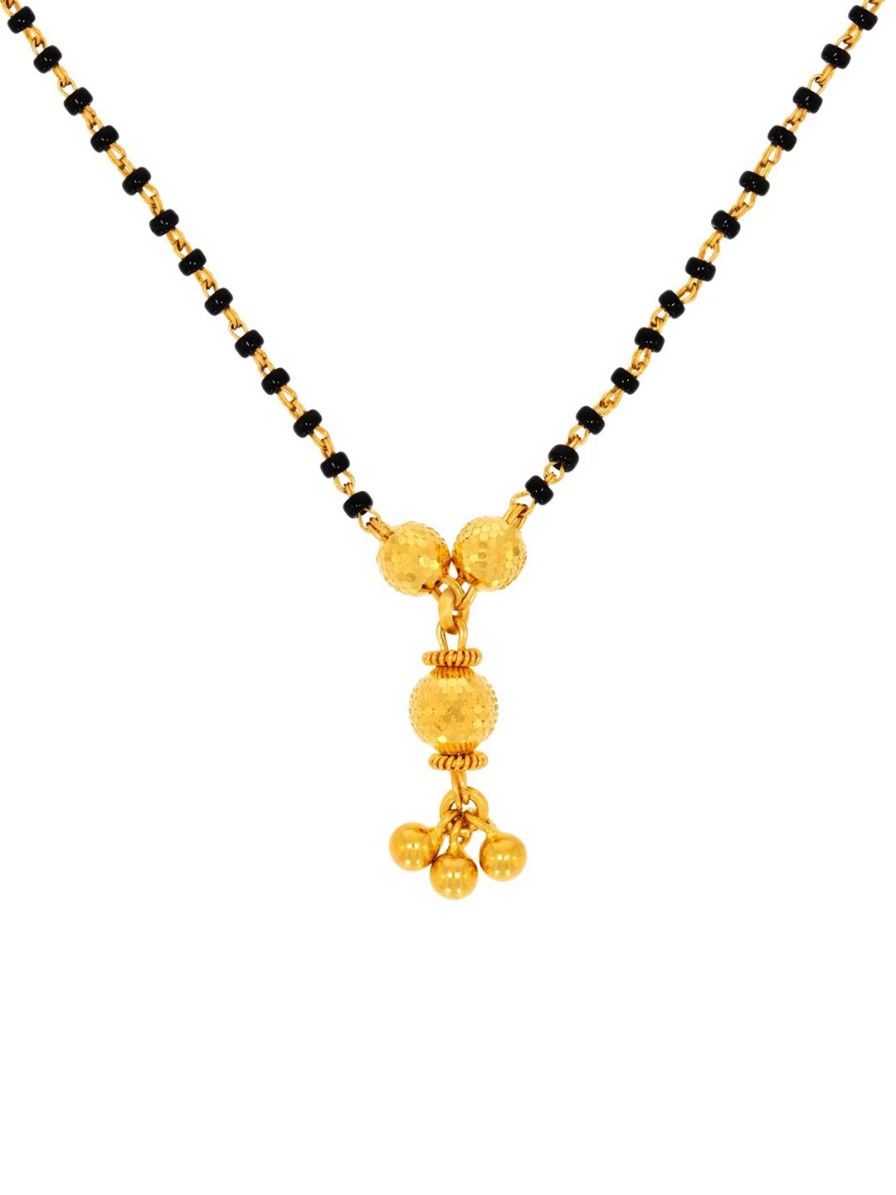 Women BHIMA Fine Jewellery | Buy Bhima 22Kt Gold Beaded Mangalsutra 4.54 Gms - Accessories For Women