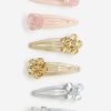 Kids H&M Jewellery & Hair Accessory | Buy H&M Girls 6 Pack Hair Clips - Accessories For Girls