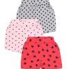 Kids BAESD Skirts & Shorts | Buy Baesd Girls Pack Of 3 Printed Pure Cotton Shorts - Apparel For Girls