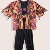 Kids Sangria Clothing Sets | Buy Sangria Girls Embroidered Ethnic Top With Salwar & Jacket - Apparel For Girls