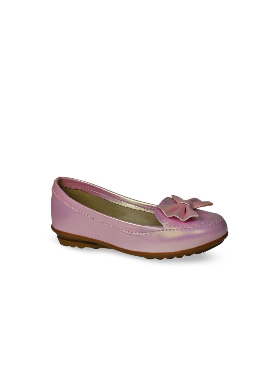 Kids Ajanta Flats | Buy Ajanta Girls Party Ballerinas With Bows - Footwear For Girls