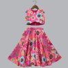 Kids BAESD Lehenga Choli | Buy Baesd Girls Floral Printed Ready To Wear Lehenga Choli - Apparel For Girls