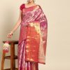 Women Silk Land Sarees | Buy Silk Land Paisley Zari Art Silk Kanjeevaram Saree - Apparel For Women