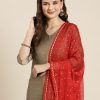 Women HERE&NOW Dupattas & Shawls | Buy Here&Now Woven Design Dupatta With Gotta Patti - Apparel For Women