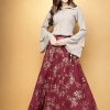 Women Ahalyaa Co-Ords | Buy Ahalyaa Beige Shirt Collar Long Sleeves Shirt With Flared Skirt - Apparel For Women