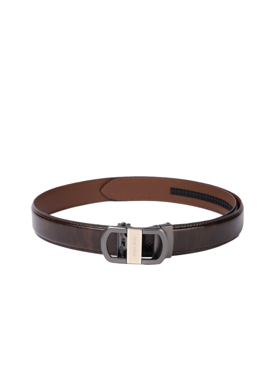 Men Allen Solly Belts | Buy Allen Solly Men Textured Leather Belt - Accessories For Men