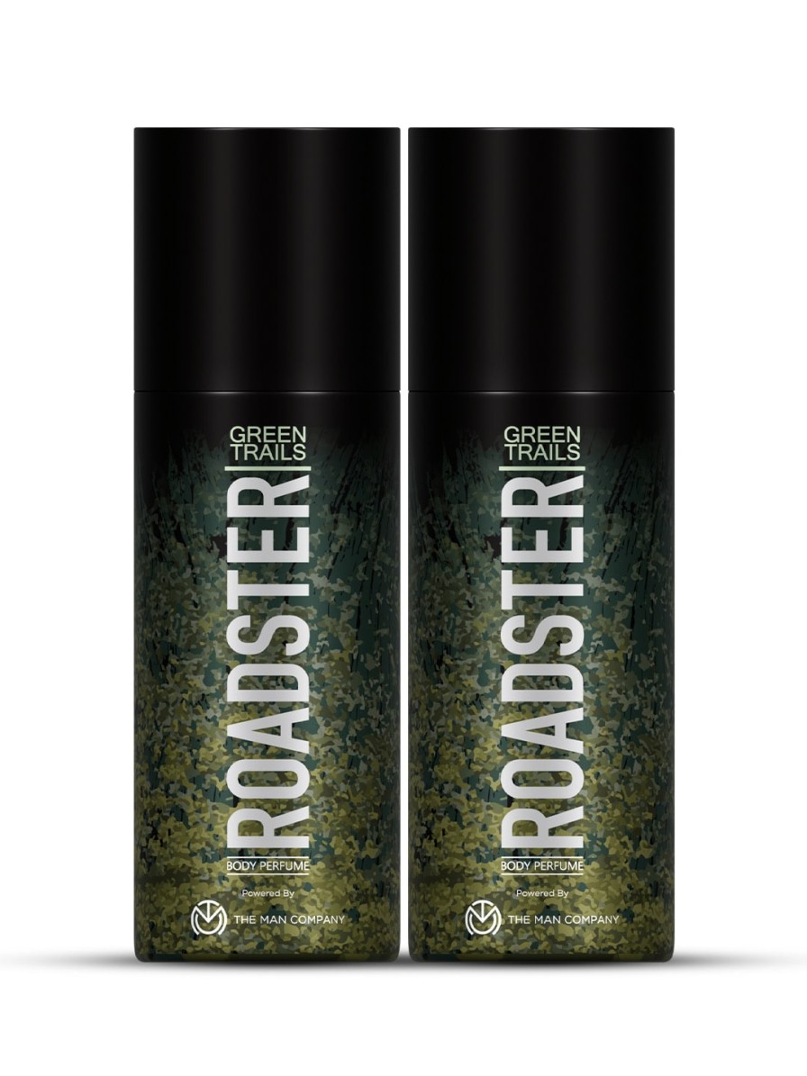 Men Roadster Deodorants | Buy The Roadster Lifestyle Co Men Set Of 2 Green Trails No Gas Body Sprays - Personal Care For Men