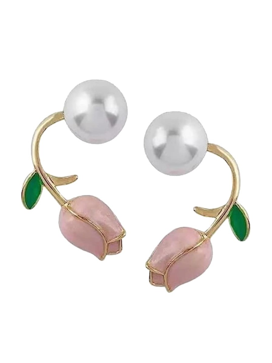 Women EL REGALO Earrings | Buy El Regalo Gold Plated Contemporary Studs Earrings - Accessories For Women