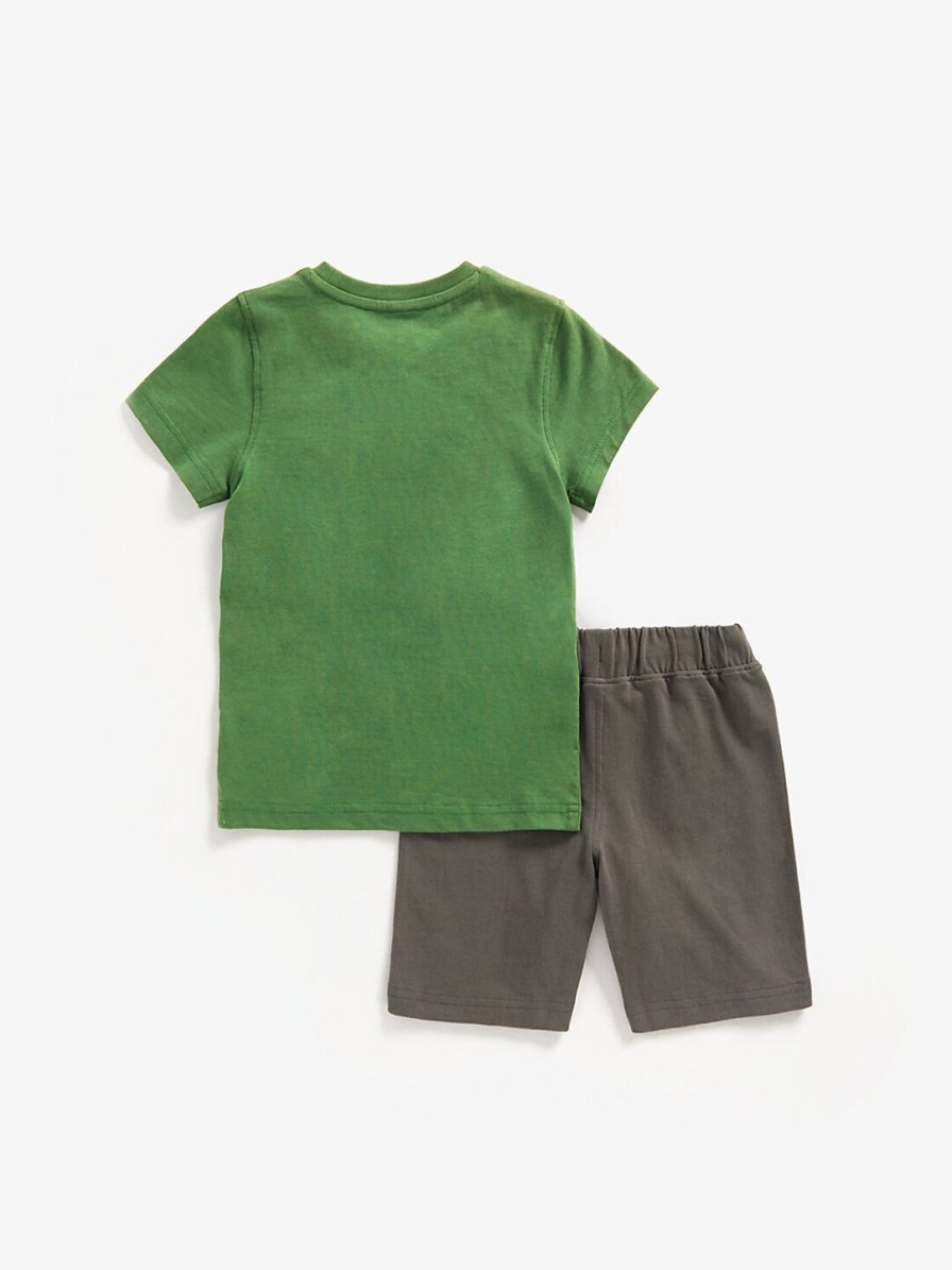 Kids mothercare Mothercare | Buy Mothercare Boys Typography Printed T Shirt With Shorts - Apparel For Boys