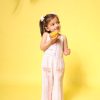 Kids Budding Bees Dungarees & Jumpsuits | Buy Budding Bees Girls Striped Cotton Basic Jumpsuit - Apparel For Girls