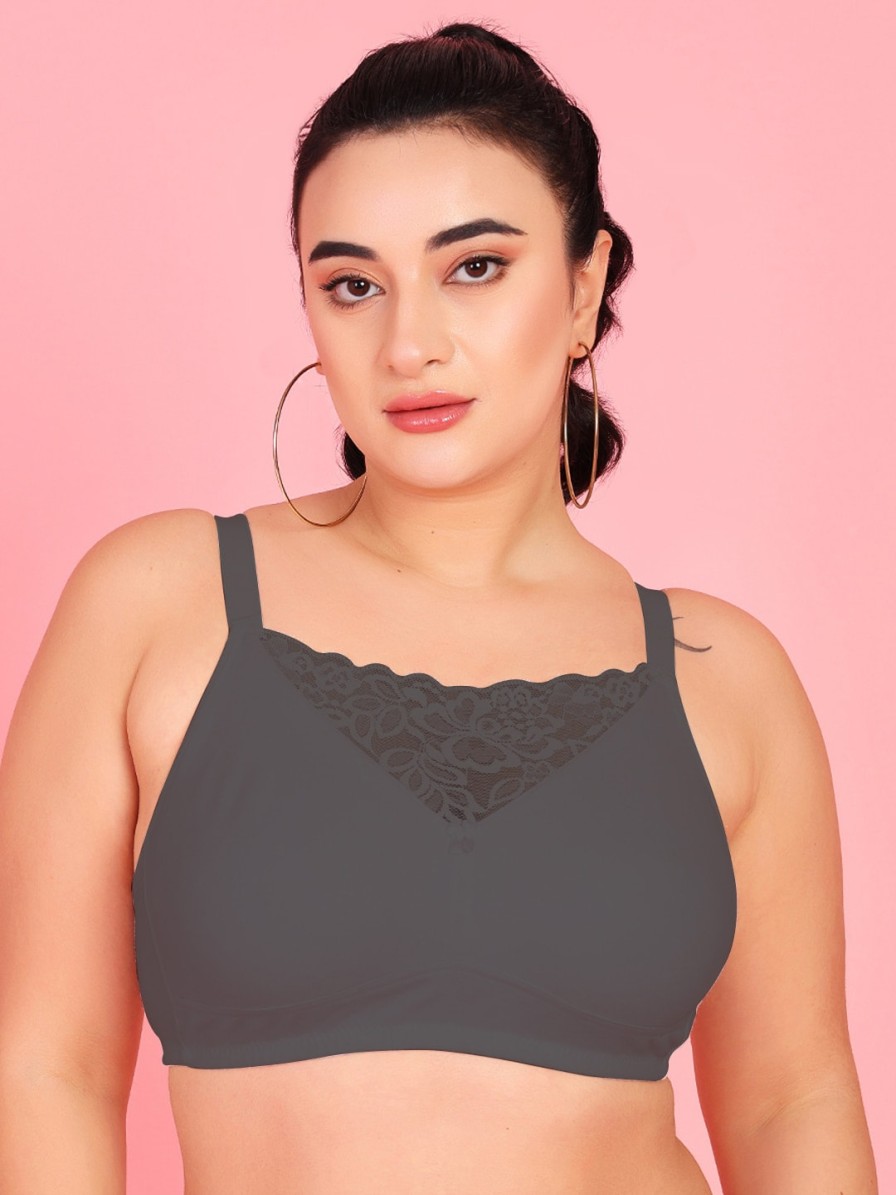 Women Curvy Love Bra | Buy Curvy Love Full Coverage Non Padded Seamless Cotton Everyday Bra With All Day Comfort - Apparel For Women