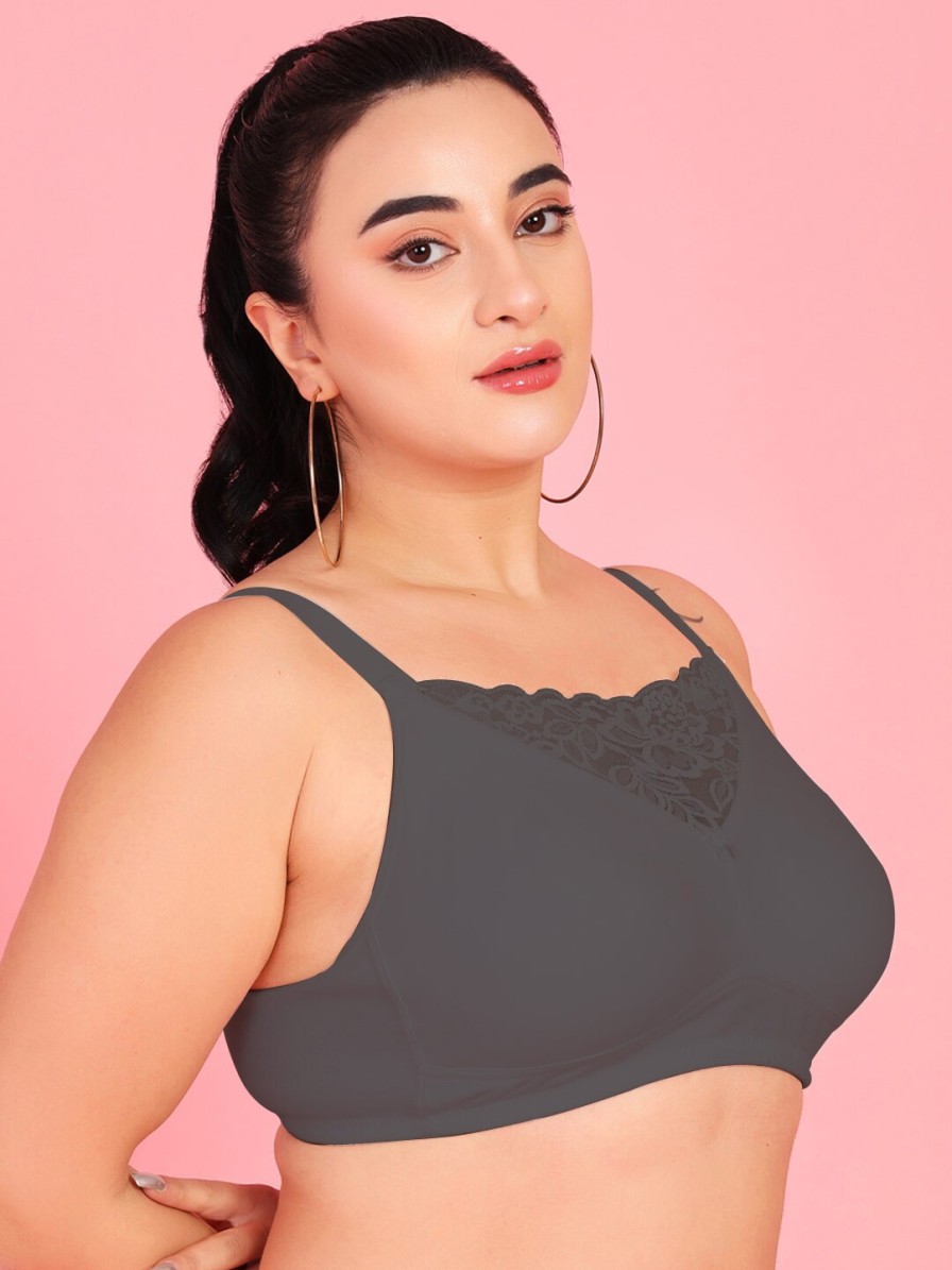 Women Curvy Love Bra | Buy Curvy Love Full Coverage Non Padded Seamless Cotton Everyday Bra With All Day Comfort - Apparel For Women