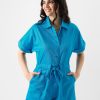 Women The Souled Store Playsuits | Buy The Souled Store Shirt Collar Pure Cotton Play Suit - Apparel For Women