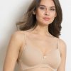 Women Zivame Bra | Buy Zivame Beige Solid Non Wired Lightly Padded T Shirt Bra Zi1137Core0Nude - Bra For Women 5433588 | Myntra