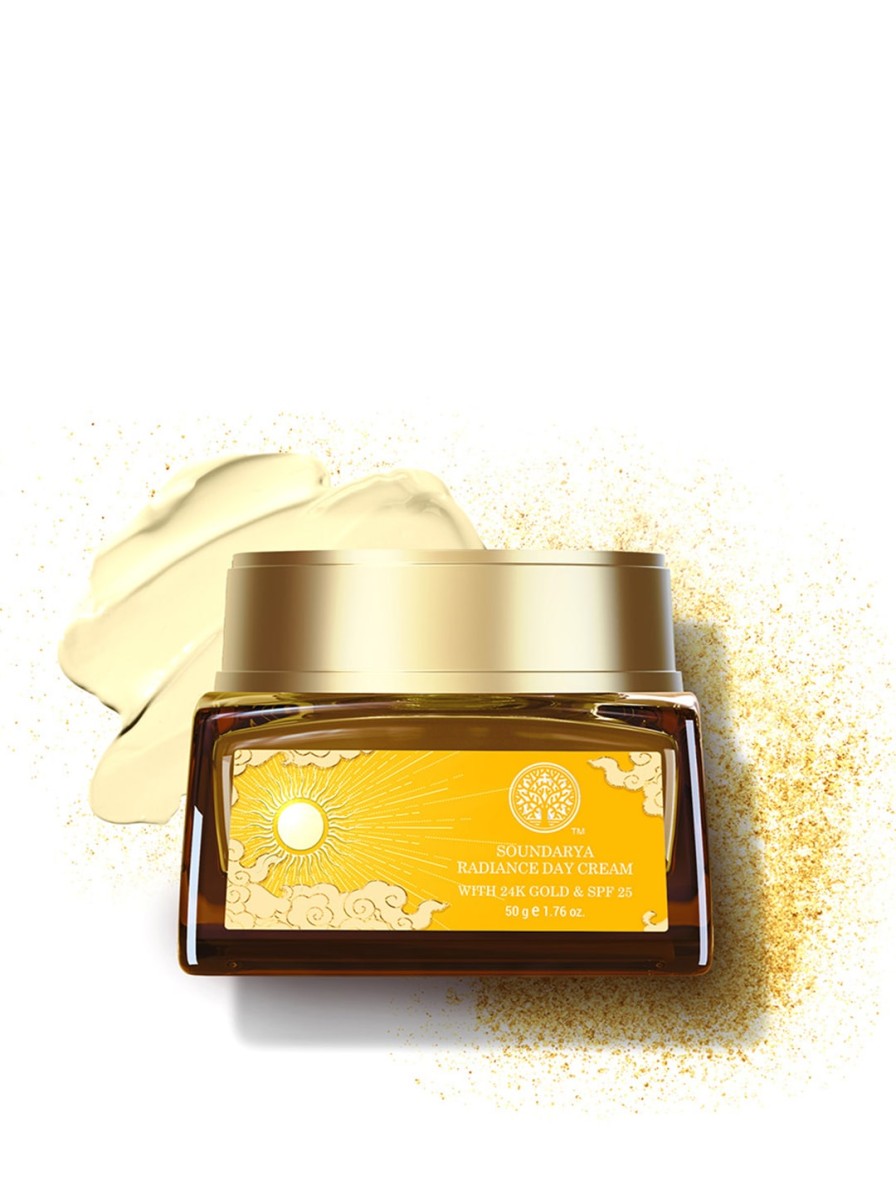 Women Forest Essentials Premium Beauty | Buy Forest Essentials Soundarya Anti Aging Radiance Cream With 24K Gold & Spf25 50G - Personal Care For Unisex