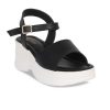 Kids ZAPATOZ Heels | Buy Zapatoz Girls Black & White Pu Platform Heels Sandals With Buckles - Footwear For Girls