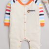 Kids BUMZEE Rompers & Sleepsuits | Buy Bumzee Infant Boys Striped Pure Cotton Rompers - Apparel For Boys