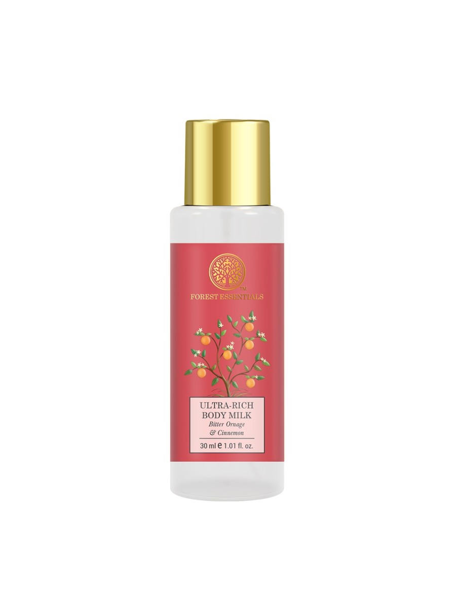 Women Forest Essentials Premium Beauty | Buy Forest Essentials Bitter Orange & Cinnamon Ultra Rich Body Milk 30 Ml - Personal Care For Unisex