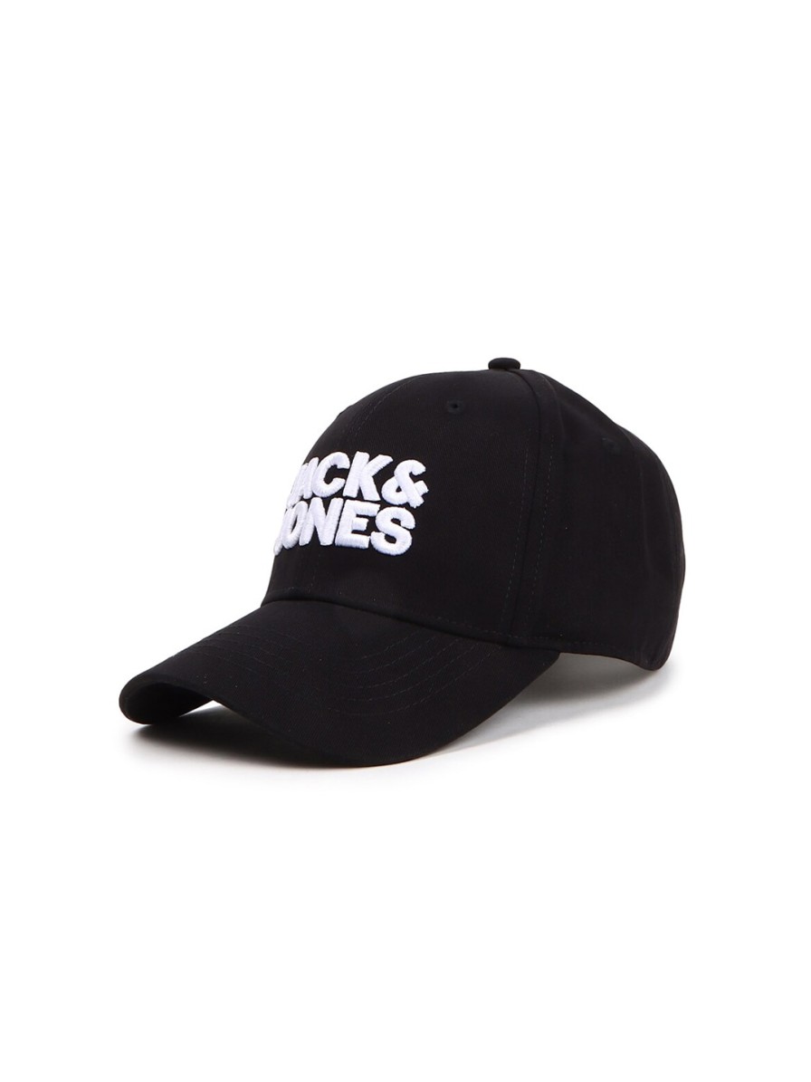 Men Jack & Jones Caps & Hats | Buy Jack & Jones Men Black & White Printed Pure Cotton Baseball Cap - Accessories For Men