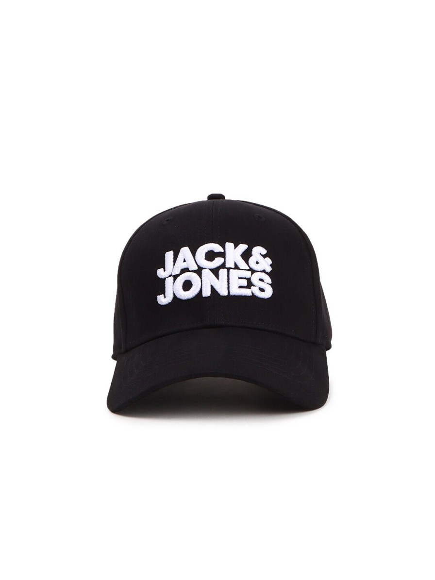 Men Jack & Jones Caps & Hats | Buy Jack & Jones Men Black & White Printed Pure Cotton Baseball Cap - Accessories For Men