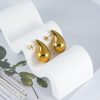 Women VAGHBHATT Earrings | Buy Vaghbhatt Teardrop Shaped Gold Plated Studs Earrings - Accessories For Women