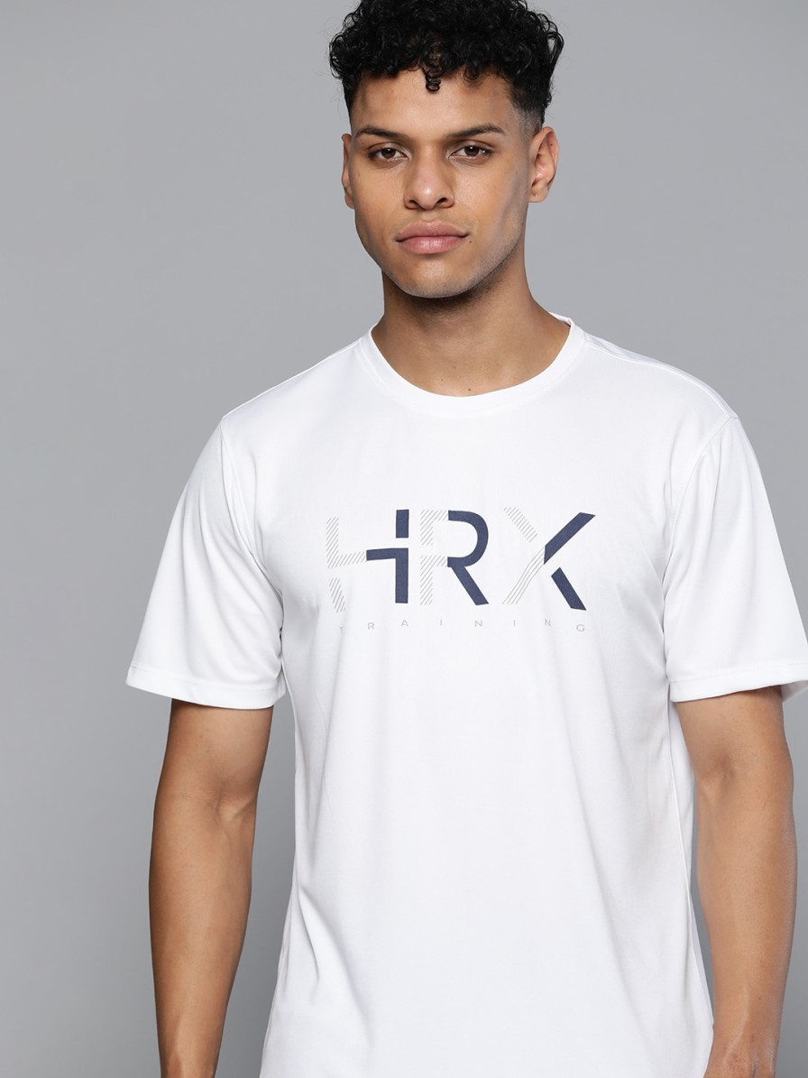 Men HRX by Hrithik Roshan Active T-Shirts | Buy Hrx By Hrithik Roshan Men Brand Logo Training Printed Sports T Shirt - Apparel For Men