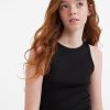 Kids H&M Tops | Buy H&M Girls Black Ribbed Cotton Vest Top - Apparel For Girls