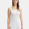 Women JocNew Camisoles & Thermals | Buy Jockey Women White Solid Long Camisole 1488 - Apparel For Women