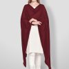 Women Dupatta Bazaar Dupattas & Shawls | Buy Dupatta Bazaar Maroon Solid Dupatta - Apparel For Women