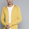 Men HRX by Hrithik Roshan Jackets & Sweatshirts | Buy Hrx By Hrithik Roshan Running Men Ochre Seamless Solid Jacket - Apparel For Men